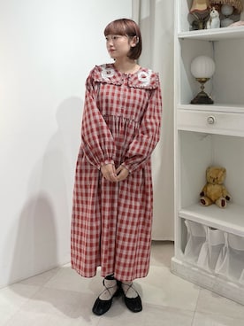 「アイテム（バレエシューズ）」を使った、seinaさん（レディース・153cm）の春コーディネート