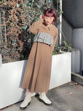 seinaさん（レディース・153cm）の冬コーディネート