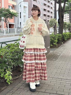 「merry jenny（メリージェニー）のアイテム」を使った、seinaさん（レディース・153cm）の夏コーディネート