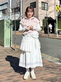 merry jenny pleats apron layered スカート pleats apron layered skirt｜メリージェニー（merry jenny）公式通販