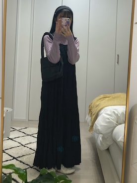 「newneu.（ニューニュー）のアイテム」を使った、malu04さん（レディース・149cm）の秋コーディネート