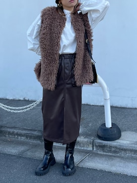 cocoさん（レディース・154cm）の冬コーディネート