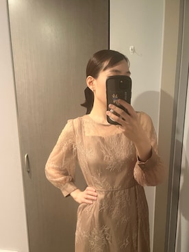 「atlo（アトロ）のアイテム」を使った、momoさん（レディース・160cm）の夏コーディネート