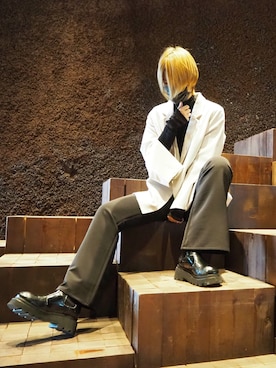 「UNIQLO（ユニクロ）のエクストラファインメリノリブタートルネックセーター（長袖）（ニット/セーター）」を使った、kouxxyさん（レディース・169cm）の秋コーディネート