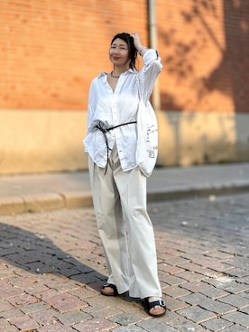 「NAUTICA（ノーティカ）のアイテム」を使った、toshikoshiさん（レディース・160cm）の春コーディネート