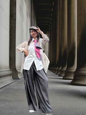 「アイテム（アクセサリー）」を使った、toshikoshiさん（レディース・160cm）の秋コーディネート