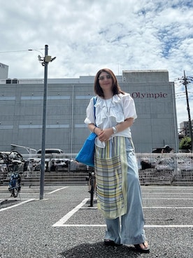 「OOFOS（ウーフォス）のアイテム」を使った、toshikoshiさん（レディース・160cm）の夏コーディネート
