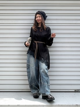 「しまむら（シマムラ）のアイテム」を使った、toshikoshiさん（レディース・160cm）の春コーディネート