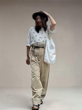 「LEPSIM（レプシィム）のアイテム」を使った、toshikoshiさん（レディース・160cm）の春コーディネート