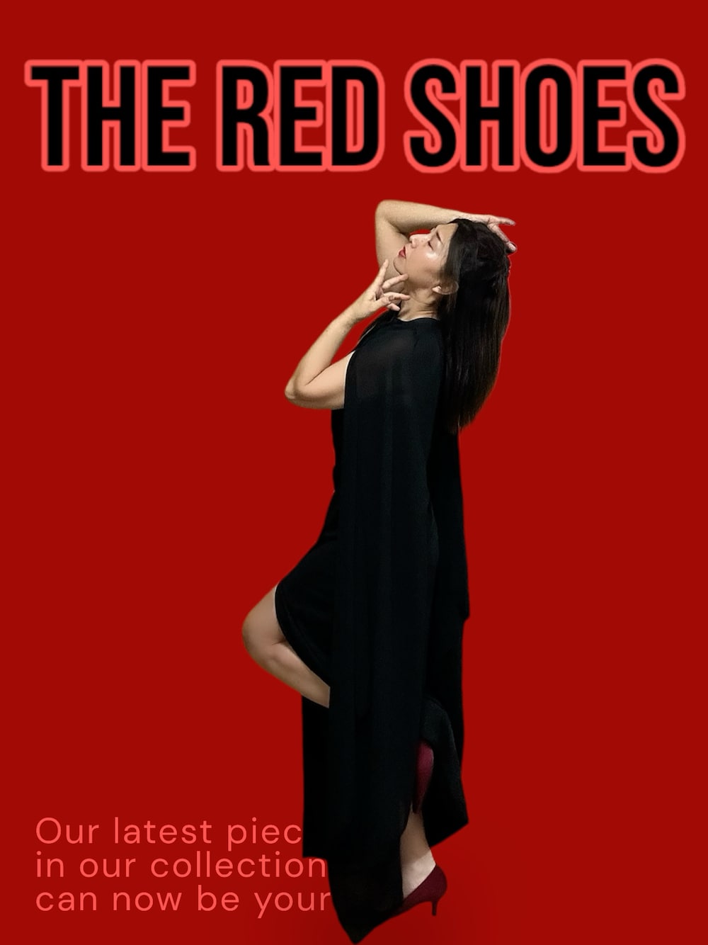 ホワイト系のTシャツ/カットソー、ブラック系のワンピース/ドレス、その他のその他を着用したレディースの冬コーディネートの1枚目の写真