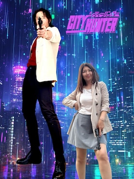 「アイテム（アクセサリー）」を使った、toshikoshiさん（レディース・160cm）の秋コーディネート