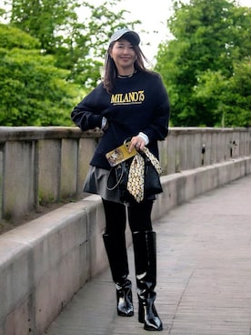 「アイテム（フォーマルスーツ/小物）」を使った、toshikoshiさん（レディース・160cm）の冬コーディネート