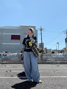「アイテム（アームカバー）」を使った、toshikoshiさん（レディース・160cm）の秋コーディネート