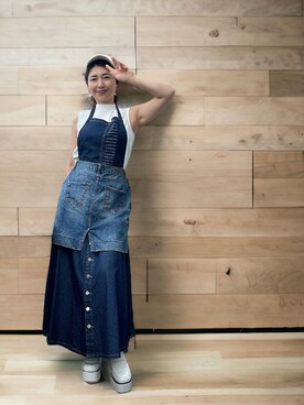 「スウィーツ同盟会」｜「アイテム（ハンチング/ベレー帽）」を使った、toshikoshiさん（レディース・160cm）の秋コーディネート