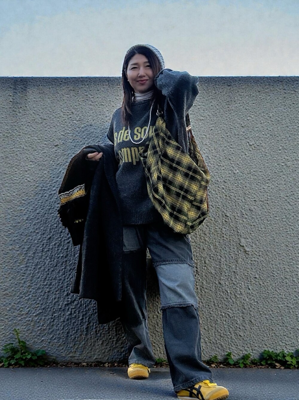 bedsidedrama☆ニットスリーブコート bedsidedrama（ベットサイドドラマ）の「まぐれのニットスリーブコート