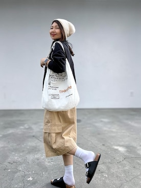 「LEPSIM（レプシィム）のアイテム」を使った、toshikoshiさん（レディース・160cm）の春コーディネート
