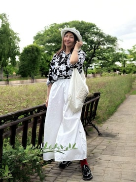 「アイテム（リング）」を使った、toshikoshiさん（レディース・160cm）の夏コーディネート