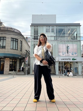 「アイテム（サングラス）」を使った、toshikoshiさん（レディース・160cm）の秋コーディネート