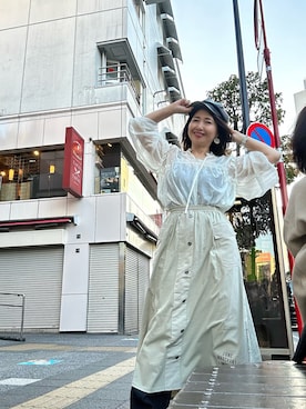 「Lattice（Lattice）のアイテム（帽子）」を使った、toshikoshiさん（レディース・160cm）の秋コーディネート