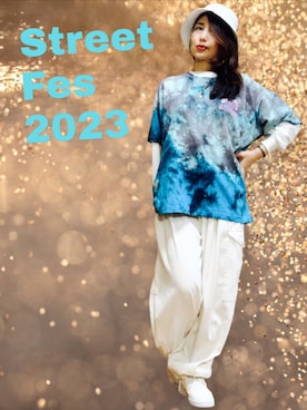 「ストリートフェス2023」｜toshikoshiさん（レディース・160cm）の冬コーディネート