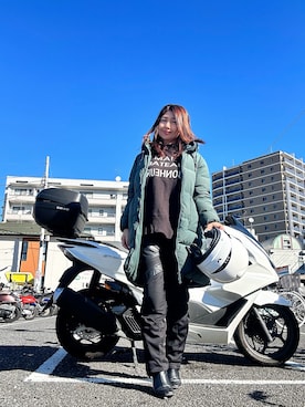 「Johnbull（ジョンブル）のアイテム（ジャケット/アウター）」を使った、toshikoshiさん（レディース・160cm）の冬コーディネート