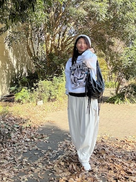 「アイテム（ニットキャップ/ビーニー）」を使った、toshikoshiさん（レディース・160cm）の冬コーディネート