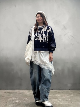 「CIAOPANIC TYPY（チャオパニックティピー）のアイテム（バッグ）」を使った、toshikoshiさん（レディース・160cm）の春コーディネート