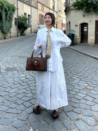 「NAUTICA（ノーティカ）のアイテム（シャツ/ブラウス）」を使った、toshikoshiさん（レディース・160cm）の春コーディネート