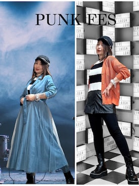 「パンクフェス」｜toshikoshiさん（レディース・160cm）の春コーディネート