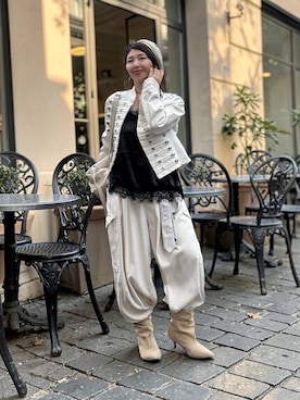 「agnes b.（アニエスベー）のアイテム」を使った、toshikoshiさん（レディース・160cm）の夏コーディネート