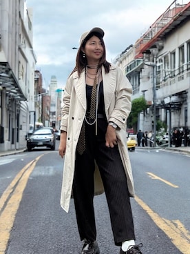 「アイテム（フォーマルスーツ/小物）」を使った、toshikoshiさん（レディース・160cm）の春コーディネート