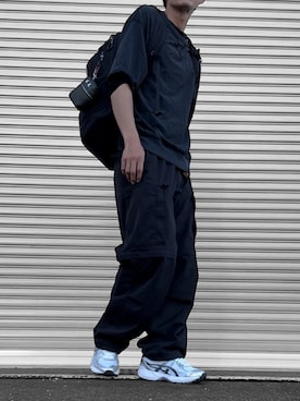 「アイテム（バックパック/リュック）」を使った、コユッキーさん（メンズ・170cm）の秋コーディネート
