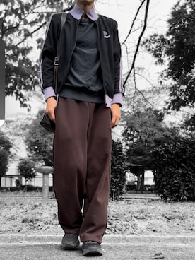 「アイテム（その他アウター）」を使った、コユッキーさん（メンズ・170cm）の秋コーディネート