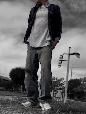 「アイテム（その他アウター）」を使った、コユッキーさん（メンズ・170cm）の秋コーディネート