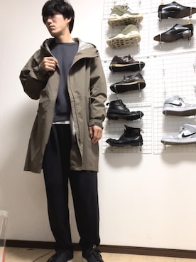 「スタンスミス」｜「アイテム（その他アウター）」を使った、コユッキーさん（メンズ・170cm）の春コーディネート
