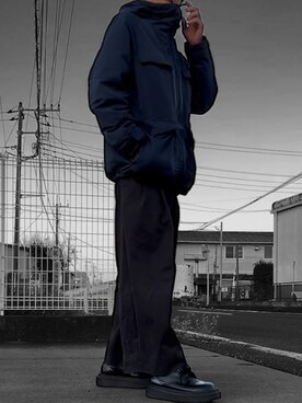 「ホワイトマウンテニアリング」｜コユッキーさん（メンズ・170cm）の冬コーディネート
