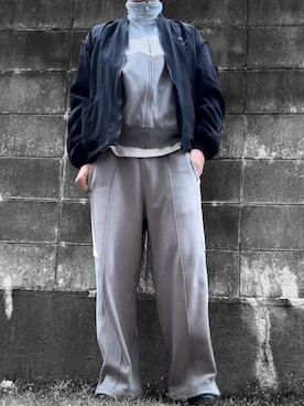 「beautiful people」｜「アイテム（スウェットパンツ）」を使った、コユッキーさん（メンズ・170cm）の春コーディネート