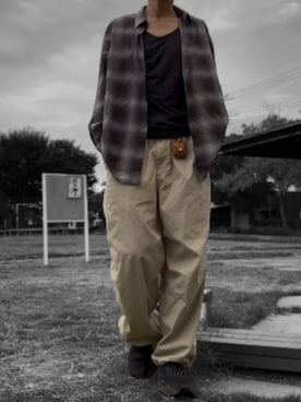 「On（オン）のアイテム」を使った、コユッキーさん（メンズ・170cm）の秋コーディネート