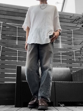 「アイテム（ブラウン系）」を使った、コユッキーさん（メンズ・170cm）の夏コーディネート