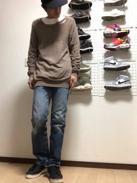 「ONES STROKE（ワンズストローク）のアイテム」を使った、コユッキーさん（メンズ・170cm）の秋コーディネート