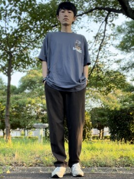 「ルーブル美術館」｜コユッキーさん（メンズ・170cm）の夏コーディネート
