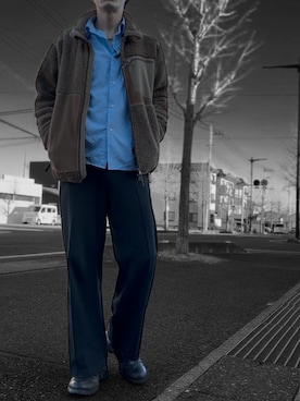 「COMME des GARCONS（コムデギャルソン）のアイテム」を使った、コユッキーさん（メンズ・170cm）の冬コーディネート