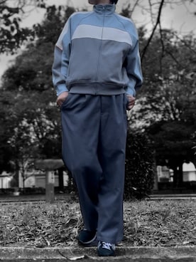 「beautiful people」｜「アイテム（ブルゾン）」を使った、コユッキーさん（メンズ・170cm）の秋コーディネート