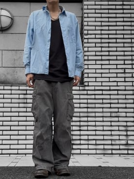 「COMME des GARCONS（コムデギャルソン）のアイテム」を使った、コユッキーさん（メンズ・170cm）の夏コーディネート