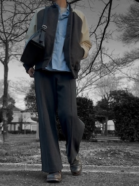 「COMME des GARCONS（コムデギャルソン）のアイテム」を使った、コユッキーさん（メンズ・170cm）の春コーディネート