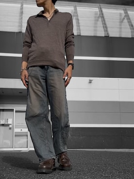 「アイテム（ブレスレット）」を使った、コユッキーさん（メンズ・170cm）の秋コーディネート