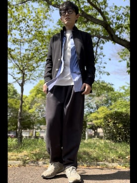 「ONES STROKE（ワンズストローク）のアイテム（テーラードジャケット）」を使った、コユッキーさん（メンズ・170cm）の春コーディネート