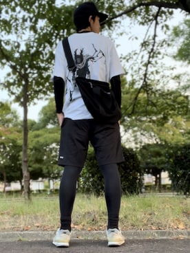 「LAD MUSICIAN（ラッドミュージシャン）のアイテム（帽子）」を使った、コユッキーさん（メンズ・170cm）の夏コーディネート