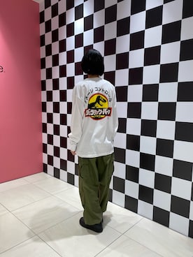 「BAIT（ベイト）のアイテム」を使った、KURODAさん（メンズ・180cm）の夏コーディネート