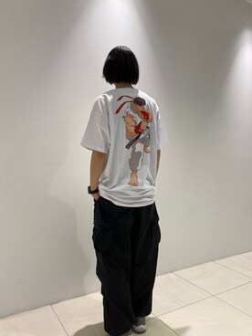 「BAIT（ベイト）のアイテム」を使った、KURODAさん（メンズ・180cm）の夏コーディネート